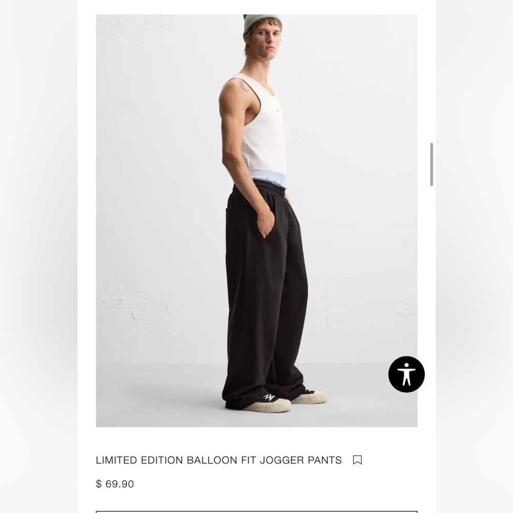 Zara Balloon fit jogger 4393/411/800